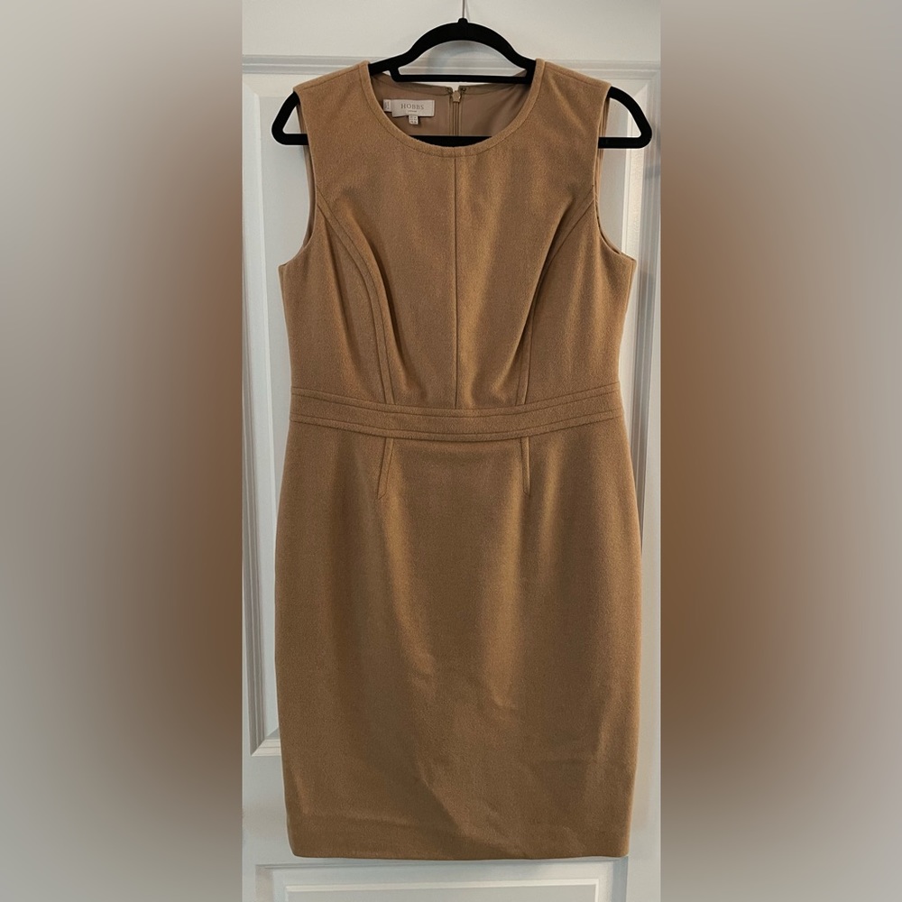 Hobbs Wool Shift Dress Size 10